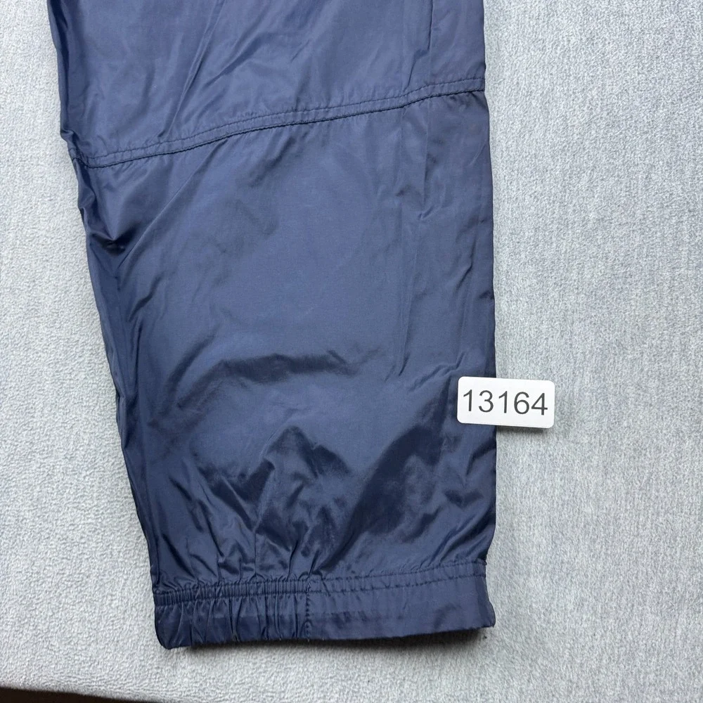 Vintage Nike Pants Men 2XL XXL Blue Windbreaker Track Training Ankle Zip Y2K‎